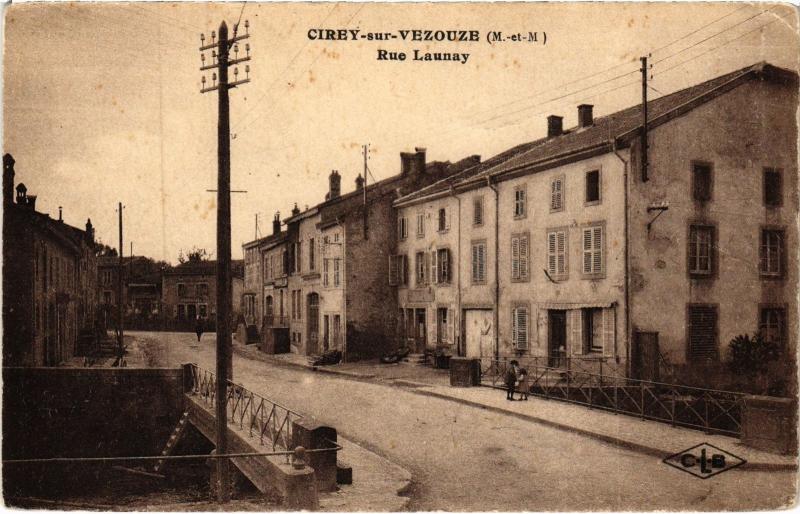 Carte postale ancienne Cirey Rue Launay