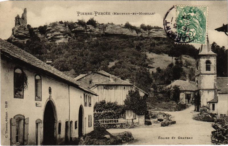 Carte postale ancienne Pierre Perchee