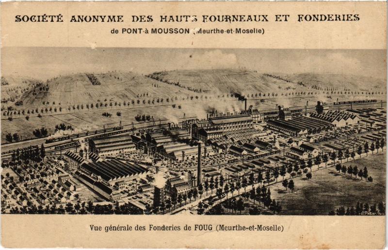 Carte postale ancienne Foug vue generale