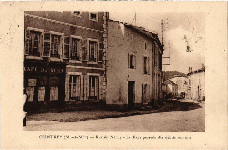 Carte postale ancienne Ceintrey Rue de Nancy à Ceintrey