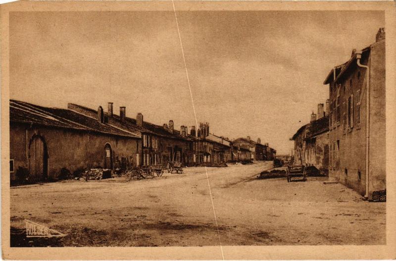 Carte postale ancienne Mars la Tour Rue de Metz à Mars-la-Tour