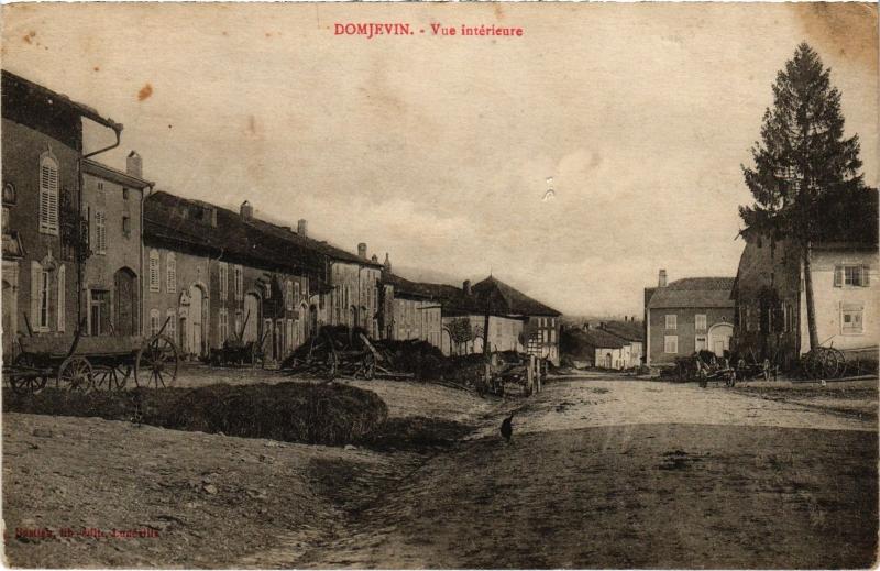 Carte postale ancienne Domjevin vue interieure à Domjevin