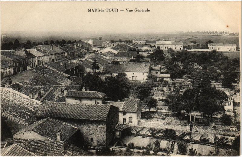 Carte postale ancienne Mars la Tour vue generale à Mars-la-Tour