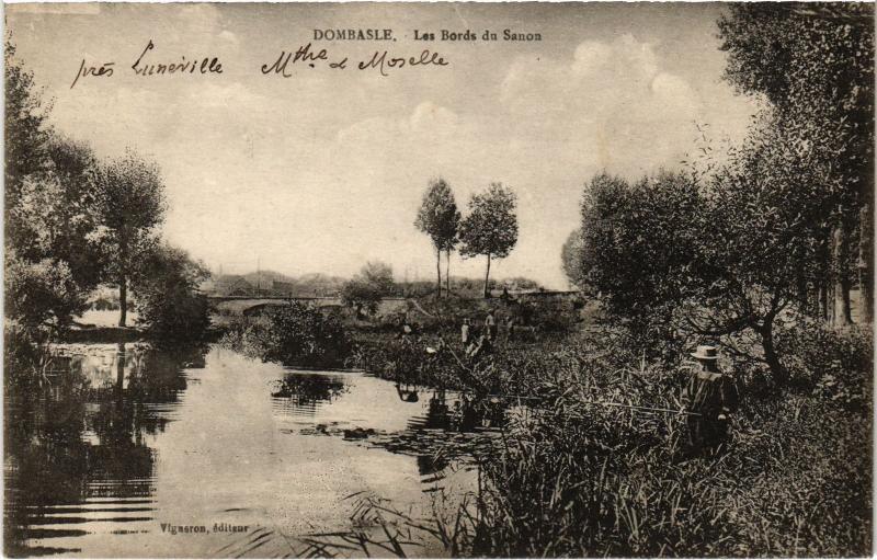 Carte postale ancienne Dombasle les bords du Sanon