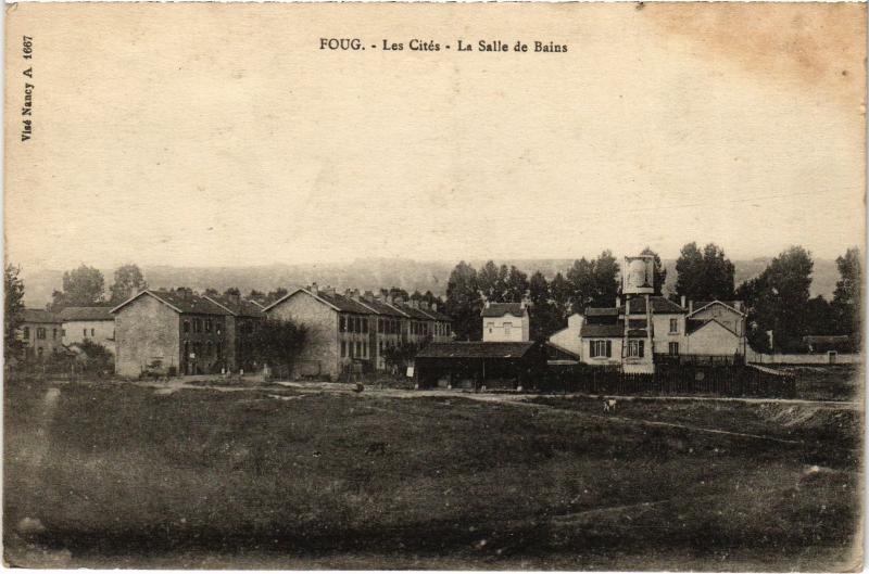 Carte postale ancienne Foug Salle de Bains