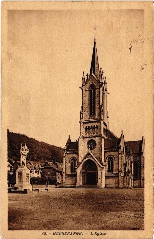 Carte postale ancienne Herserange Eglise à Herserange