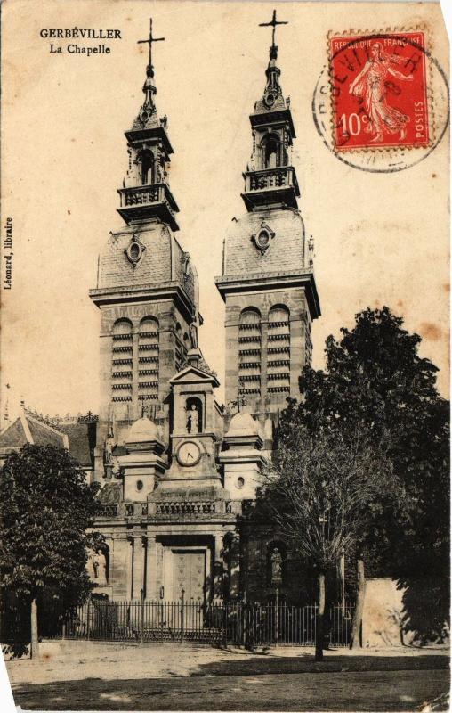 Carte postale ancienne Gerbeviller la chapelle