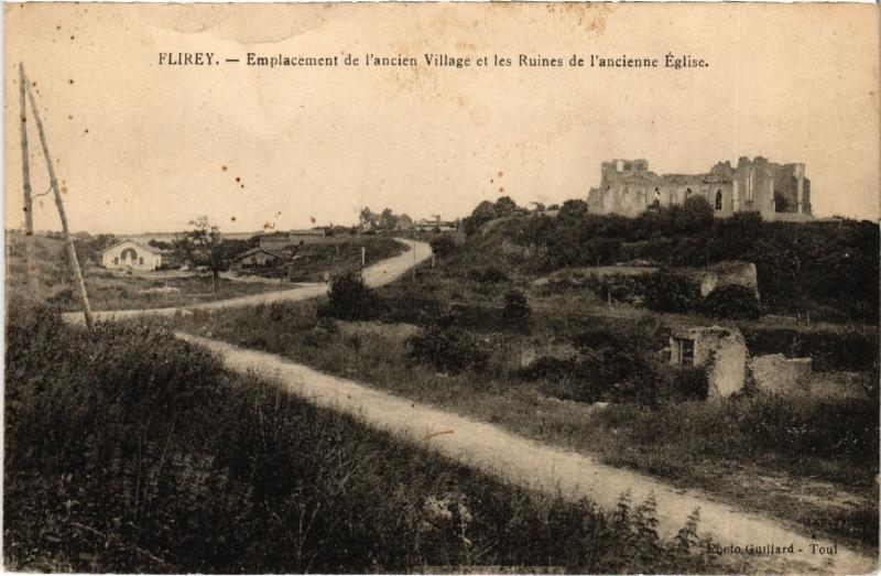 Carte postale ancienne Flirey Emplacement de village à Flirey