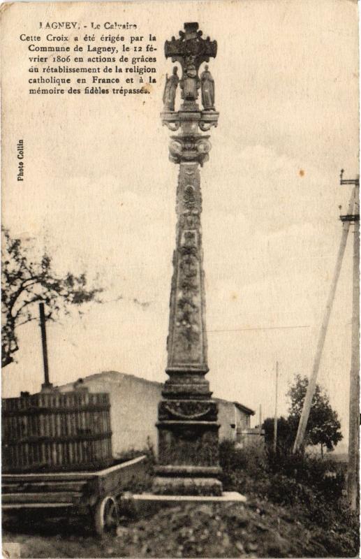 Carte postale ancienne Lagney le Calvaire à Lagney