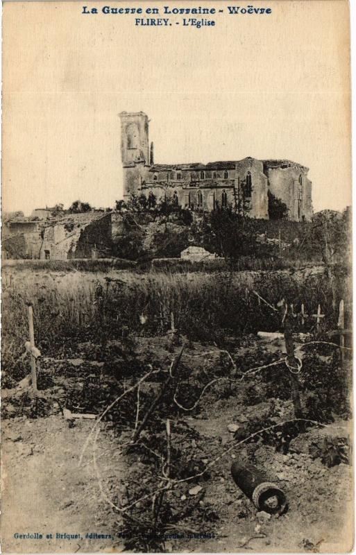 Carte postale ancienne Flirey Eglise à Flirey