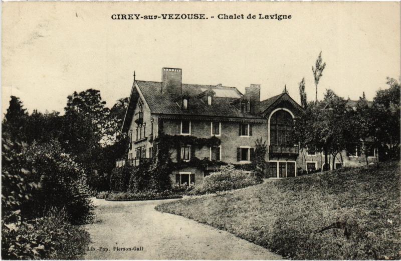 Carte postale ancienne Cirey Chalet de Lavigne