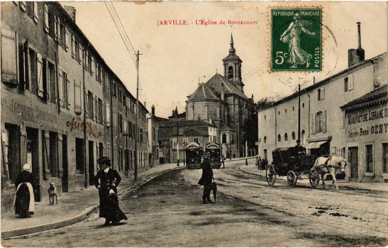 Carte postale ancienne Jarville Eglise de Bonsecours