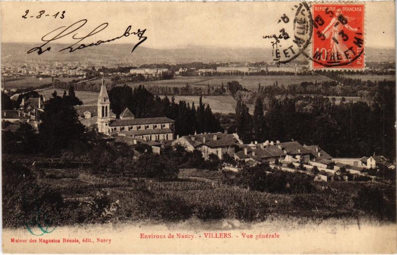 Carte postale ancienne Villers vue generale
