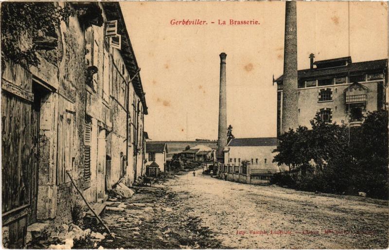 Carte postale ancienne Gerbeviller la Brasserie