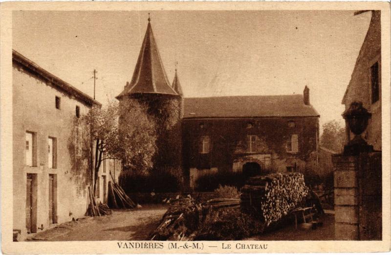 Carte postale ancienne Vandieres le chateau