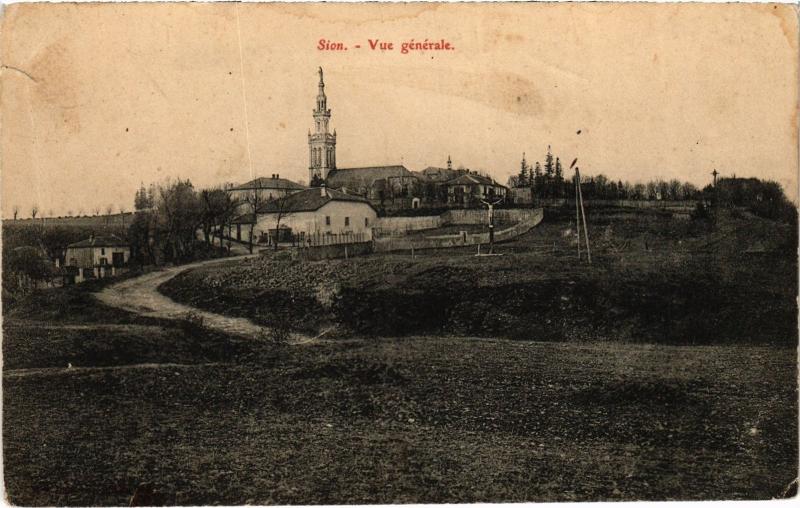 Carte postale ancienne Sion vue generale
