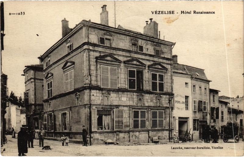 Carte postale ancienne Vezelise Hotel Renaissance