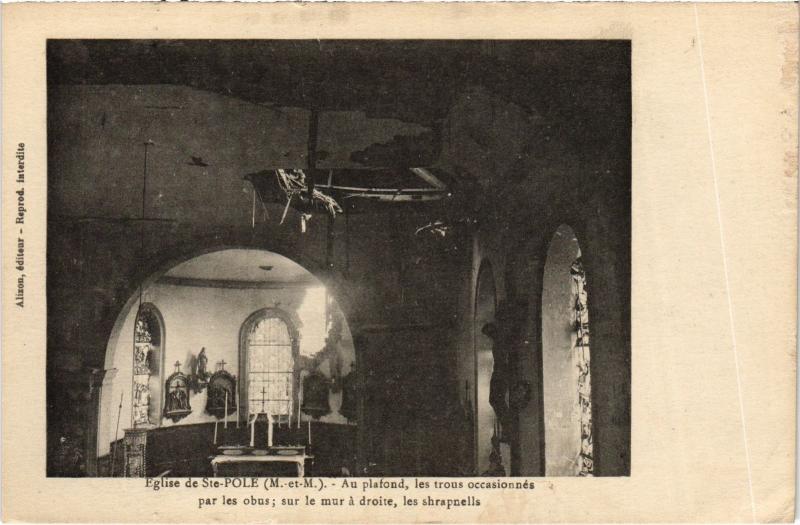Carte postale ancienne Eglise de Sainte-Pole