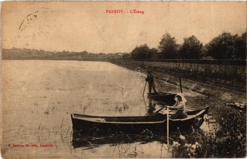 Carte postale ancienne Parroy Etang à Parroy
