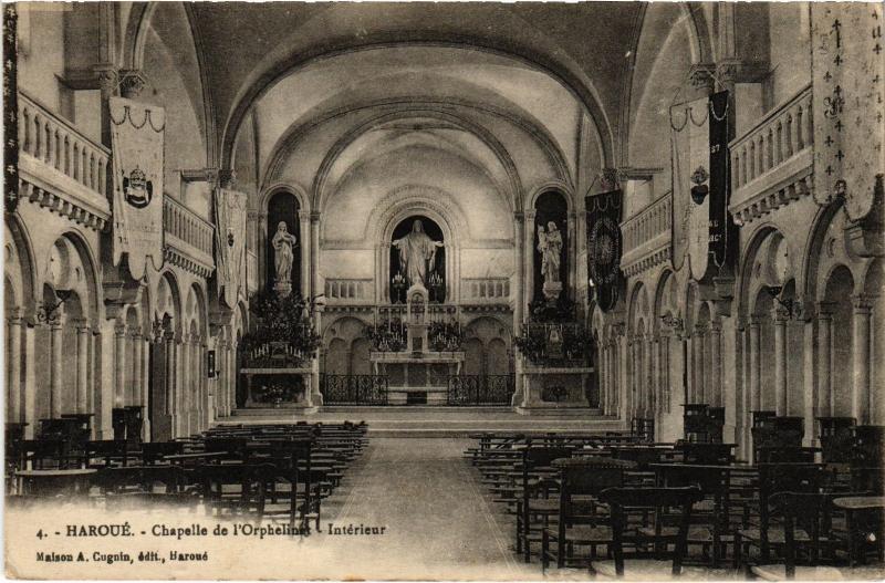 Carte postale ancienne Haroue Chapelle de l'Orpheline interieur