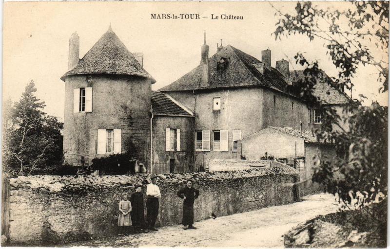 Carte postale ancienne Mars la Tour le chateau à Mars-la-Tour