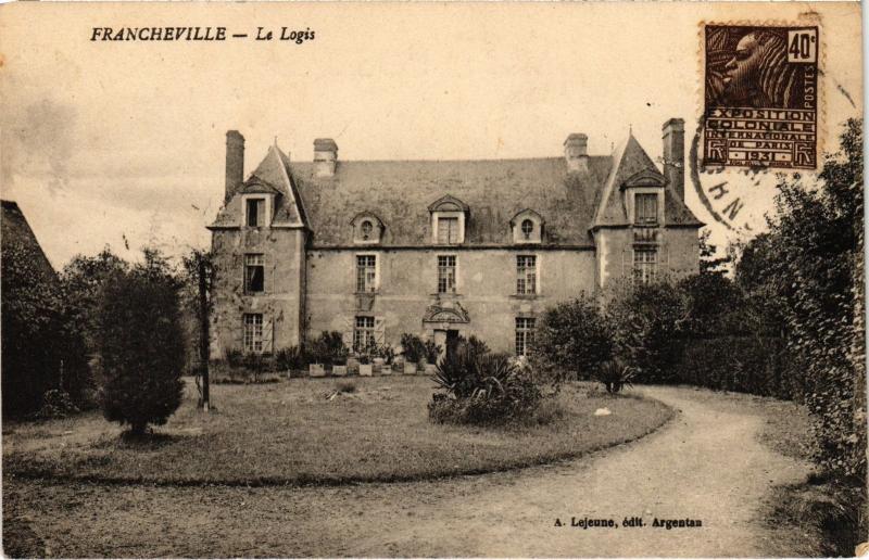 Carte postale ancienne Francheville Le Logis à Francheville