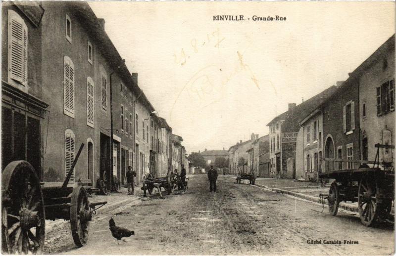 Carte postale ancienne Einville Grande Rue