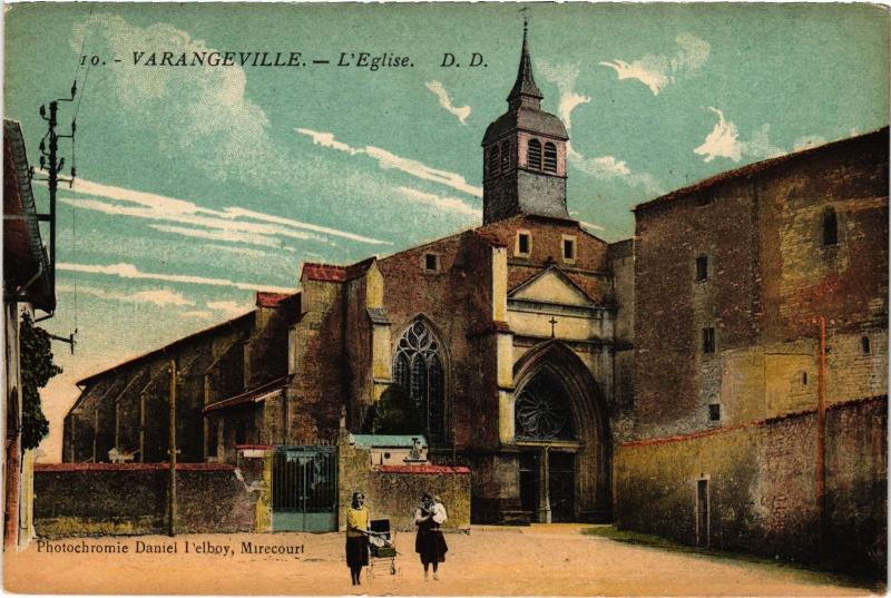 Carte postale ancienne Varangeville Eglise