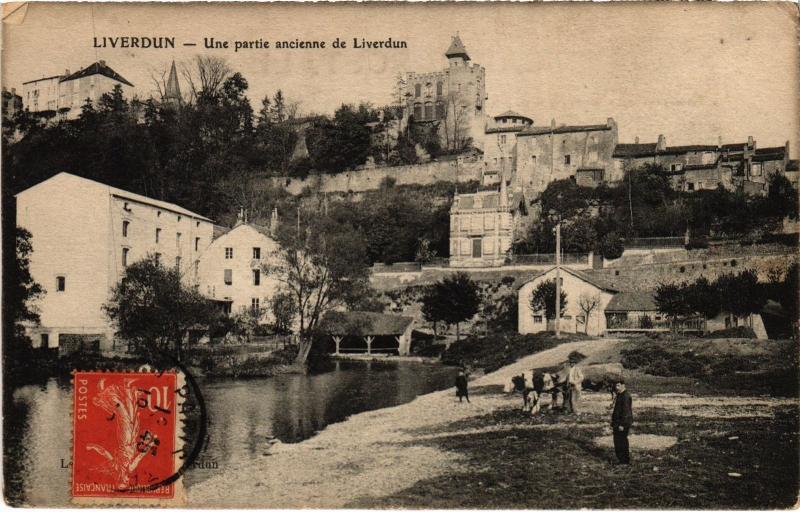 Carte postale ancienne Liverdun une partie ancienne à Liverdun
