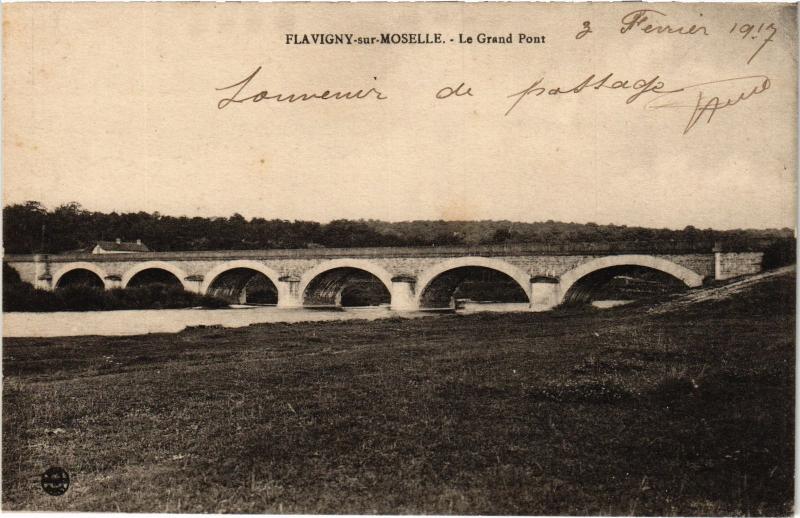 Carte postale ancienne Flavigny Grand Pont