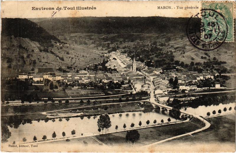 Carte postale ancienne Maron vue generale à Maron
