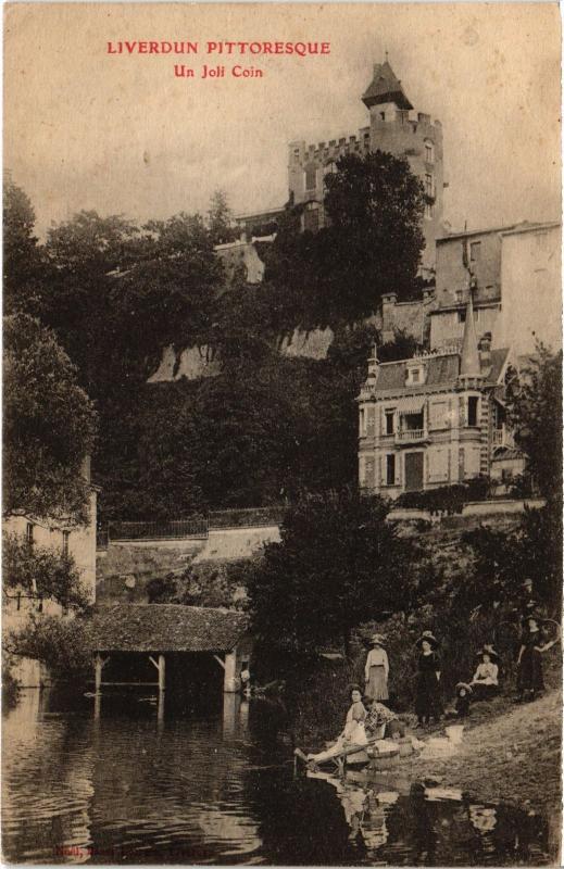 Carte postale ancienne Liverdun un joli coin à Liverdun