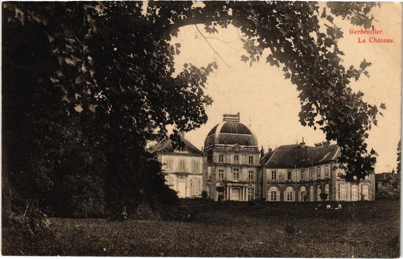 Carte postale ancienne Gerbeviller le chateau