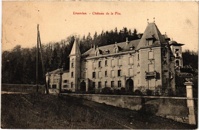 Carte postale ancienne Liver Chateau de la Flie