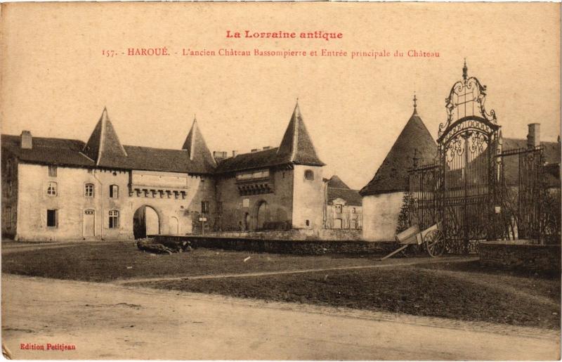 Carte postale ancienne Haroue Chateau Bassompierre
