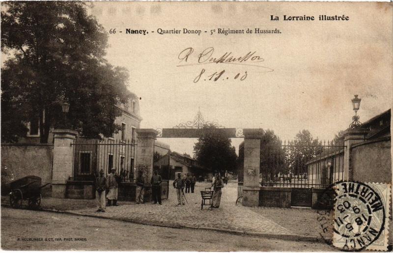Carte postale ancienne Nancy Quartier Donop à Nancy