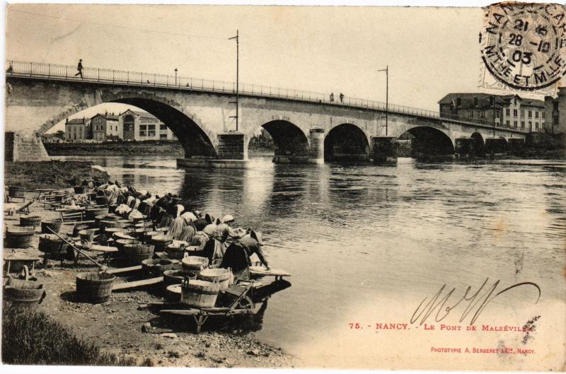 Carte postale ancienne Nancy Pont de Malzeville à Nancy