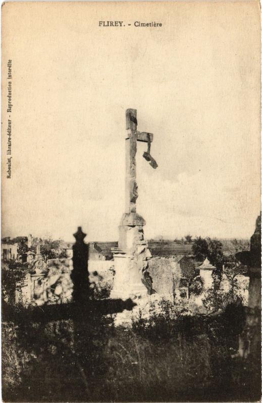 Carte postale ancienne Flirey Cimetiere à Flirey