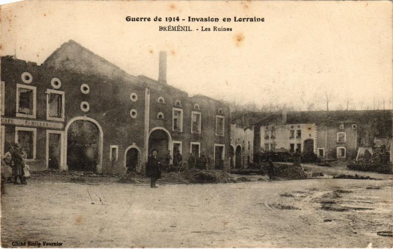 Carte postale ancienne Bremenil les ruines
