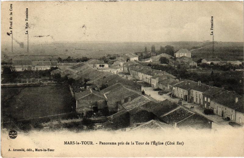 Carte postale ancienne Mars la Tour panorama à Mars-la-Tour