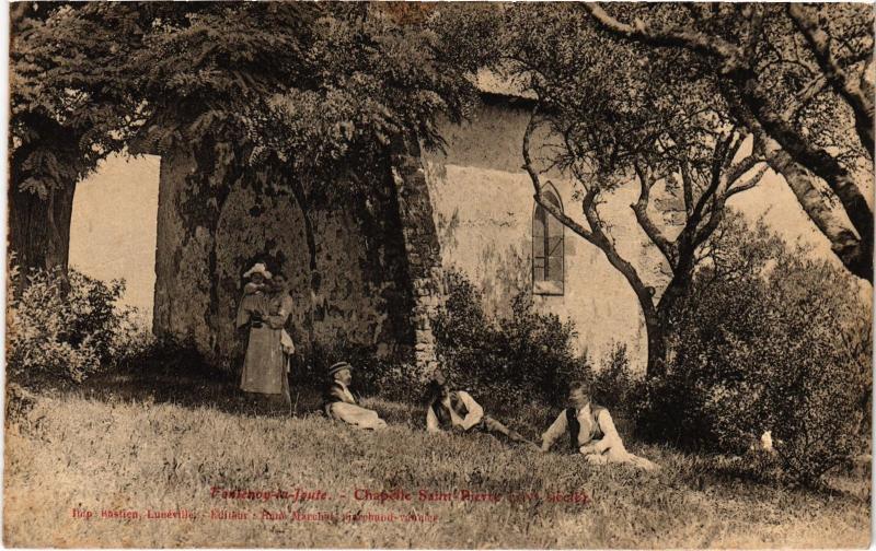 Carte postale ancienne Fontenoy la Joute Chapelle Saint-Pierre