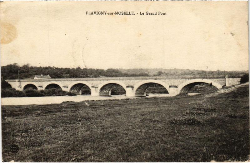 Carte postale ancienne Flavigny Grand Pont