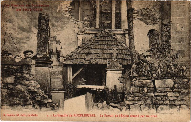 Carte postale ancienne Rozelieures la Bataille à Rozelieures