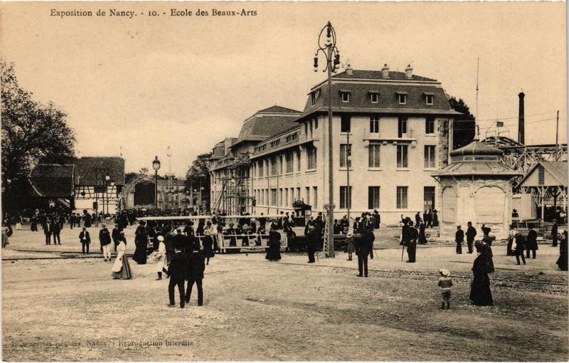 Carte postale ancienne Nancy Ecole des Beaux Arts à Nancy