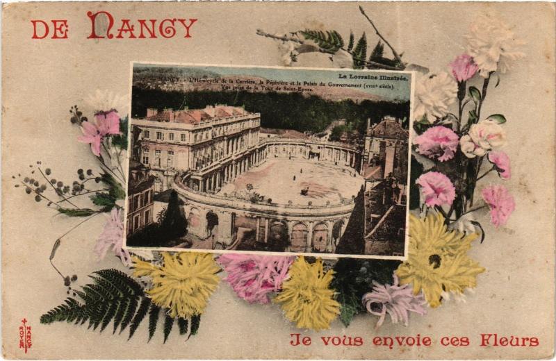 Carte postale ancienne Nancy souvenir à Nancy