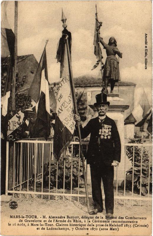 Carte postale ancienne Mars la Tour M. Alexandre Baudot à Mars-la-Tour