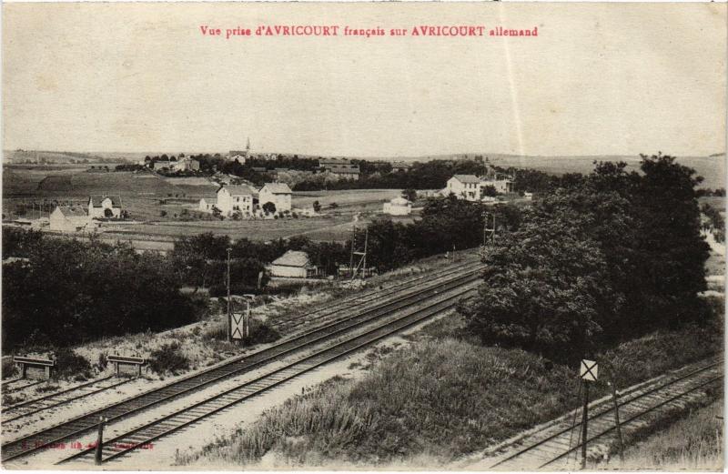 Carte postale ancienne Avricourt à Avricourt