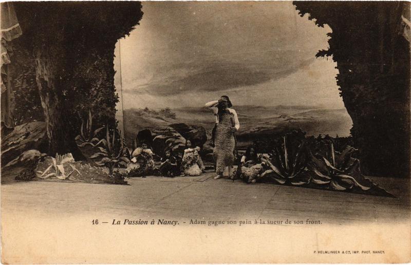 Carte postale ancienne La Passion a Nancy à Nancy