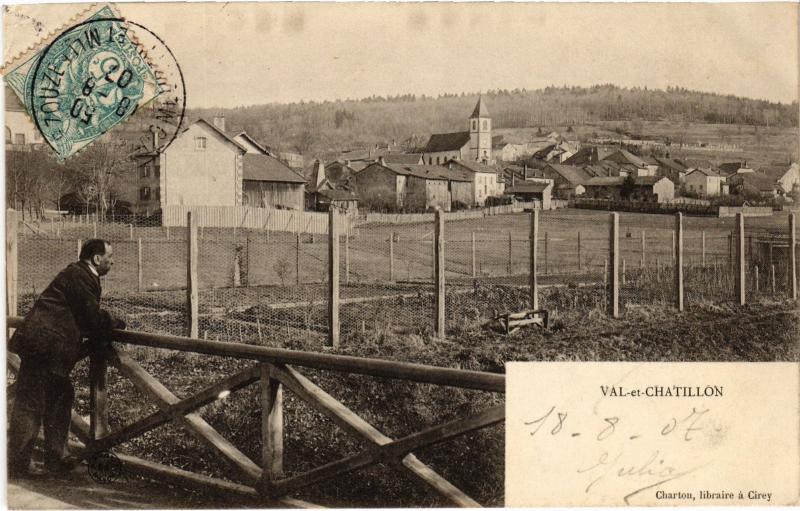Carte postale ancienne Val et Chatillon