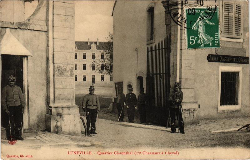 Carte postale ancienne Luneville Quartier Clarenthal